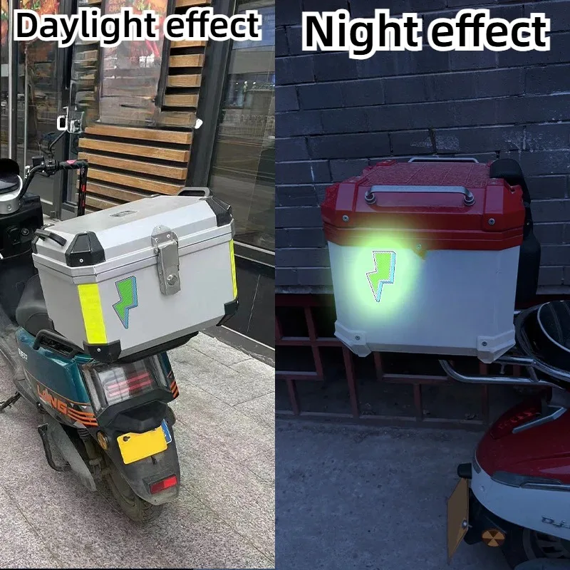 

Night Safety Warning Decorative Car Sticker Waterproof DIY Motorcycle Helmet, Tailbox, Fuel Tank, Fairing
