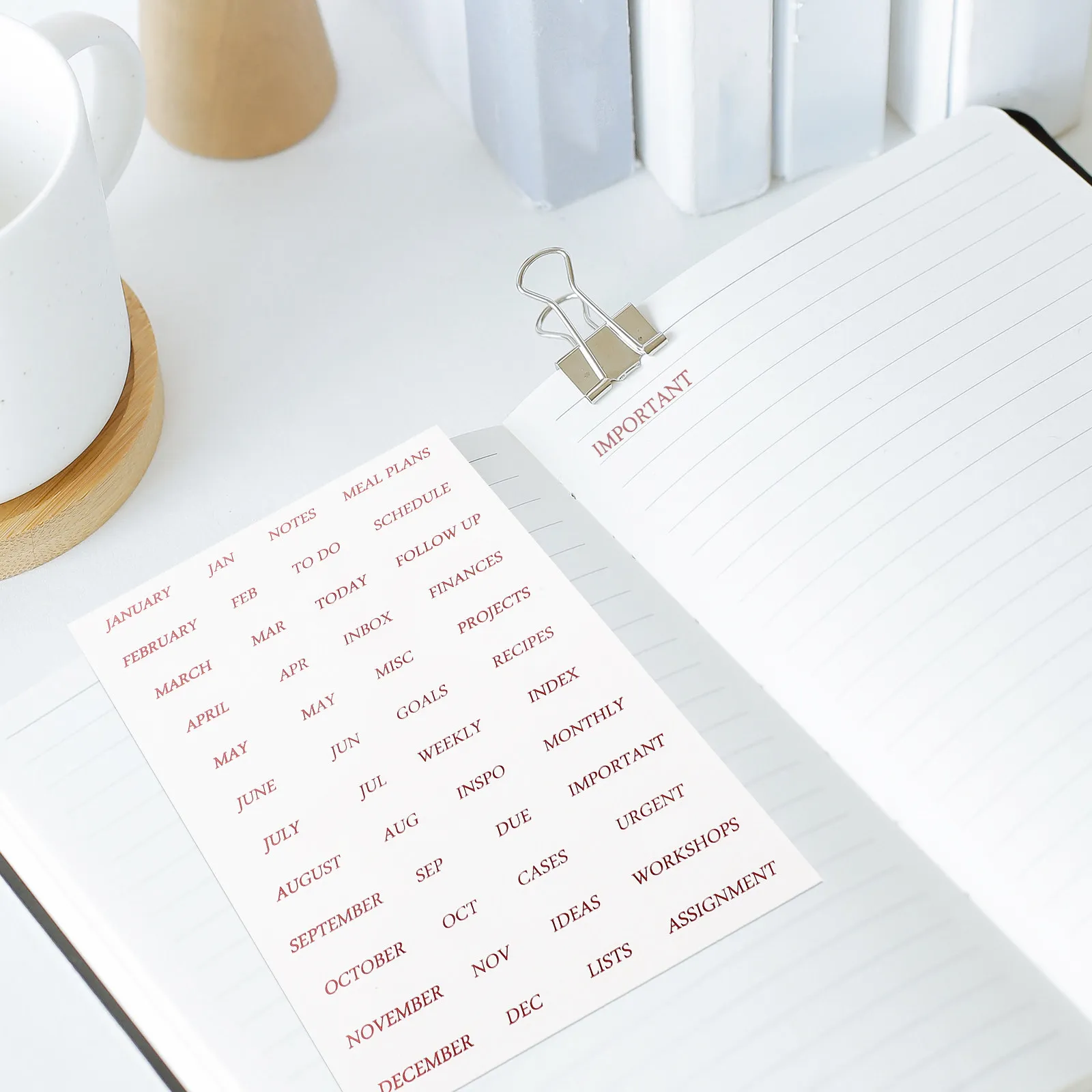 

4 листа прозрачных ПВХ-наклеек для скрапбукинга с английскими фразами, декоративные клейкие стикеры для дневников и фотографий