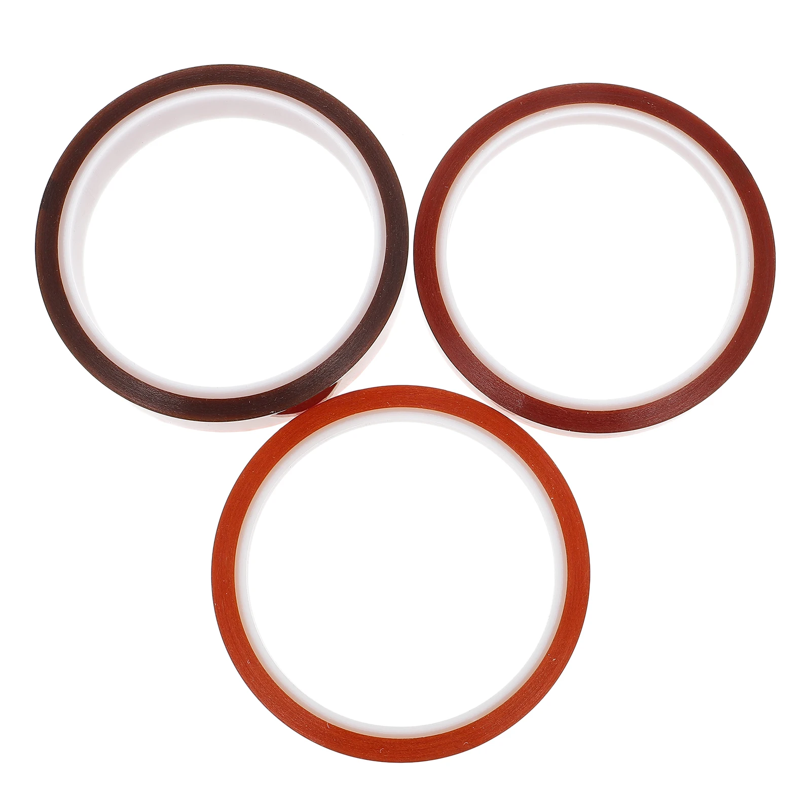 3 Buah 3 Gulungan Pita Tahan Panas Suhu Tinggi Sublimasi Penyolderan Elektronik Isolasi Penyegelan Transfer Termal