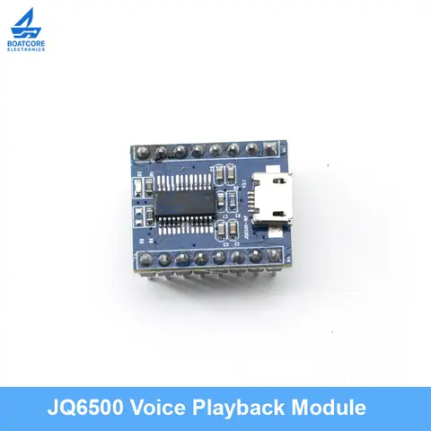 1/3/5/10PCS JQ6500 Voice Sound Module 16M USB TTL UART MP3 Breakout Board DIP16 3.2-5V 20mA One to Five Way