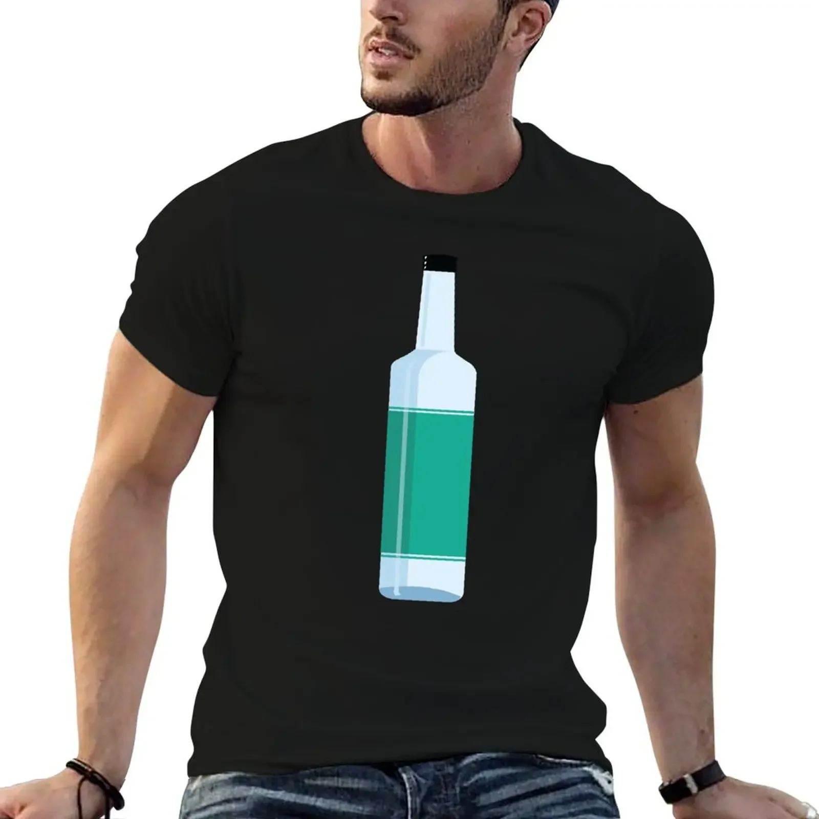 

BOTTLE OF PFEFFI T-Shirt Man t-shirt plain t shirts for men