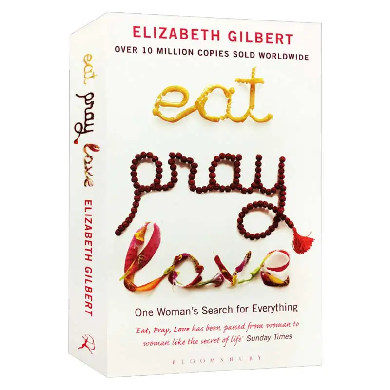 Essen beten Liebe Elizabeth Gilbert, Bestseller Bücher in Englisch, Romane 9780747589358