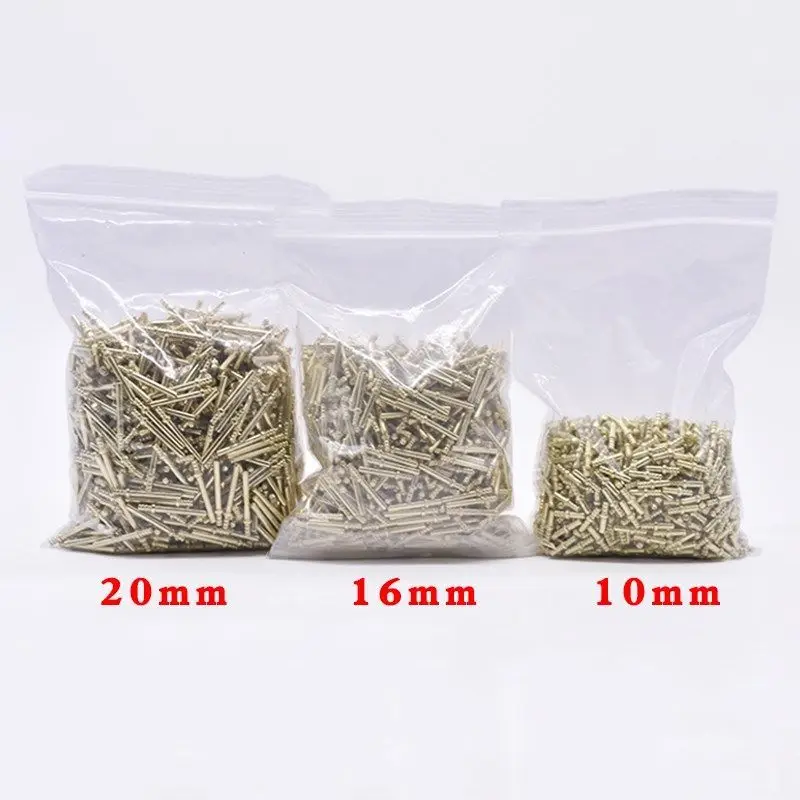 New 1000sets Dental Laboratory Brass Small Conjunction Nail Pin with Plastic Transparent Sleeve on Dental Stone Model Work