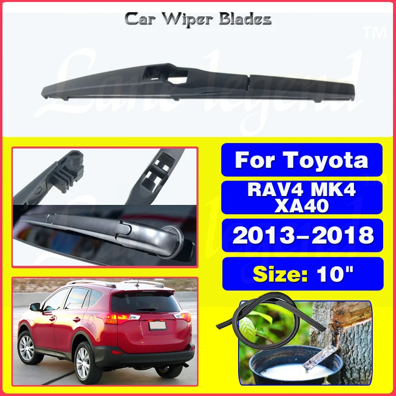 

Car Wiper For Toyota RAV4 MK4 XA40 2013 2014 2015 2016 2017 2018 Rear Windshield Windscreen Wiper Blade Car Accessories 10"