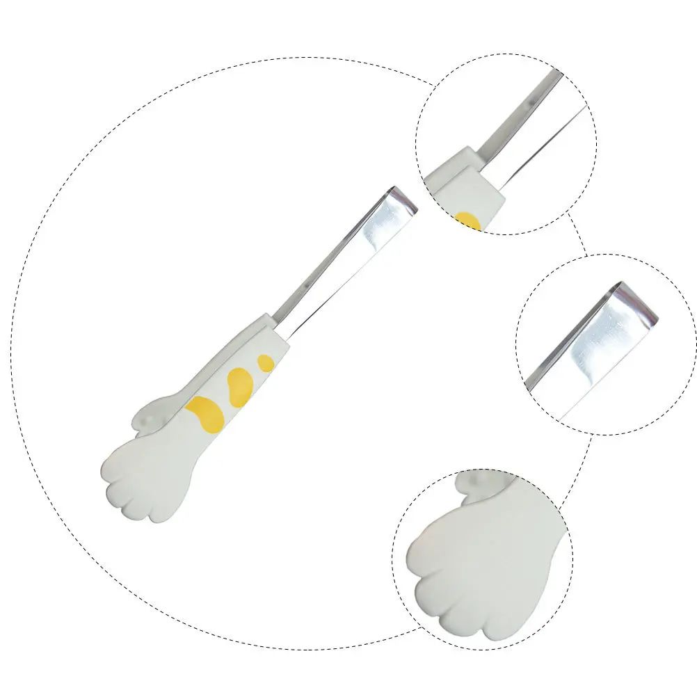 

Food Clip Stainless Steel Heat Resistant Lightweight Creative Handle Barbecue Buffet Home Wedding Use Kitchen Food Clamp
