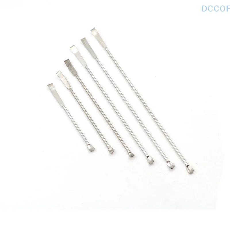 1pc Stainless Steel Lab Micro Spatula Medicine Spoon Scoop Shovel Pharmacy