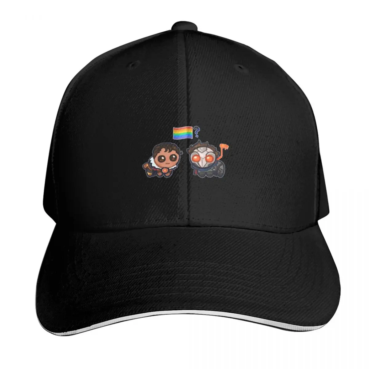 Vikjayce Great Minds Think Alike Baseball Cap black Snap Back Hat Sun Cap Mountaineering For Women Men's