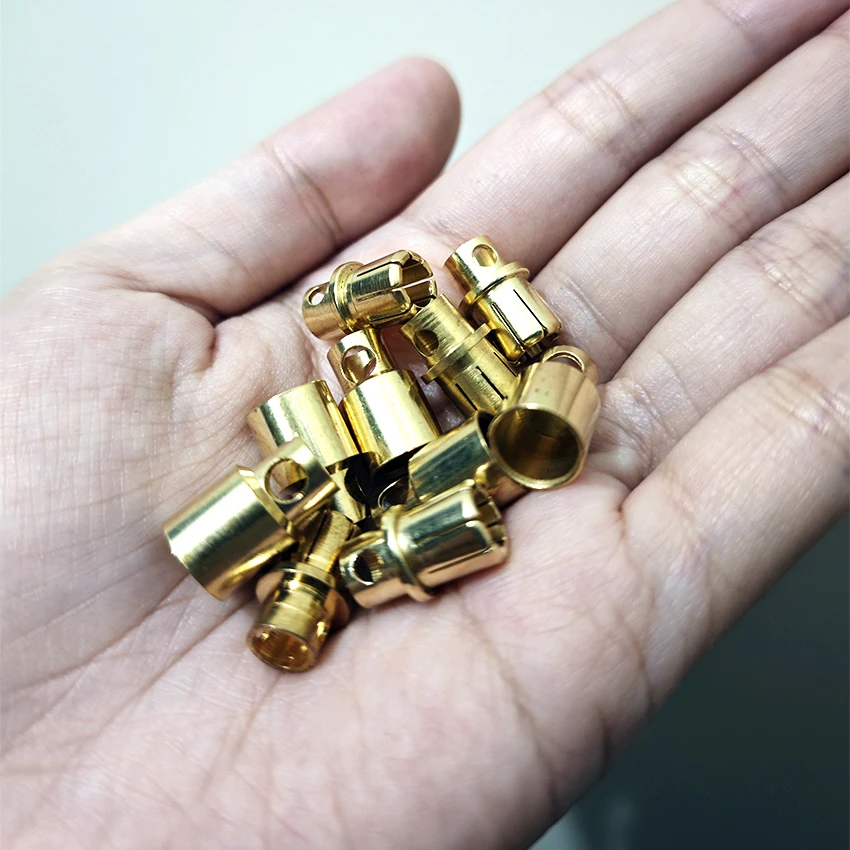 

5Pair 2mm 3mm~8mm Bullet Banana Plug Gold Plated Banana Male Female Connector Battery Plugs Kits for RC Battery Parts DIY