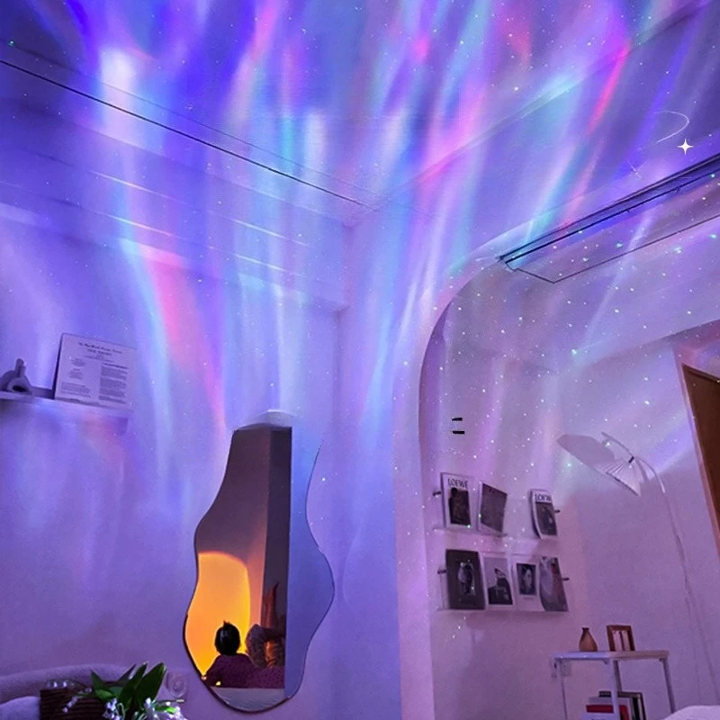 Nightlight Sleep Night Light Novelty Galaxy Projector Starry Sky Ambient Light Projection Light Colorful Top Home Bedroom Lamp