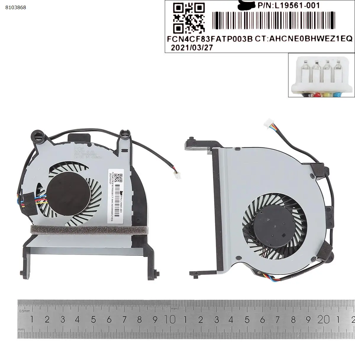 Laptop Cooling Fan for HP Elitedesk 800 g3 405 G4 705 G5 800 G4 65w