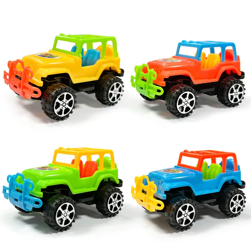 2 Stuks Kinderen Speelgoed Auto Simulatie Off-Road Auto Mini Pull Back Auto Speelgoed Voor Kinderen Jongens Verjaardag Cadeau Off-Road Traagheid Auto Speelgoed