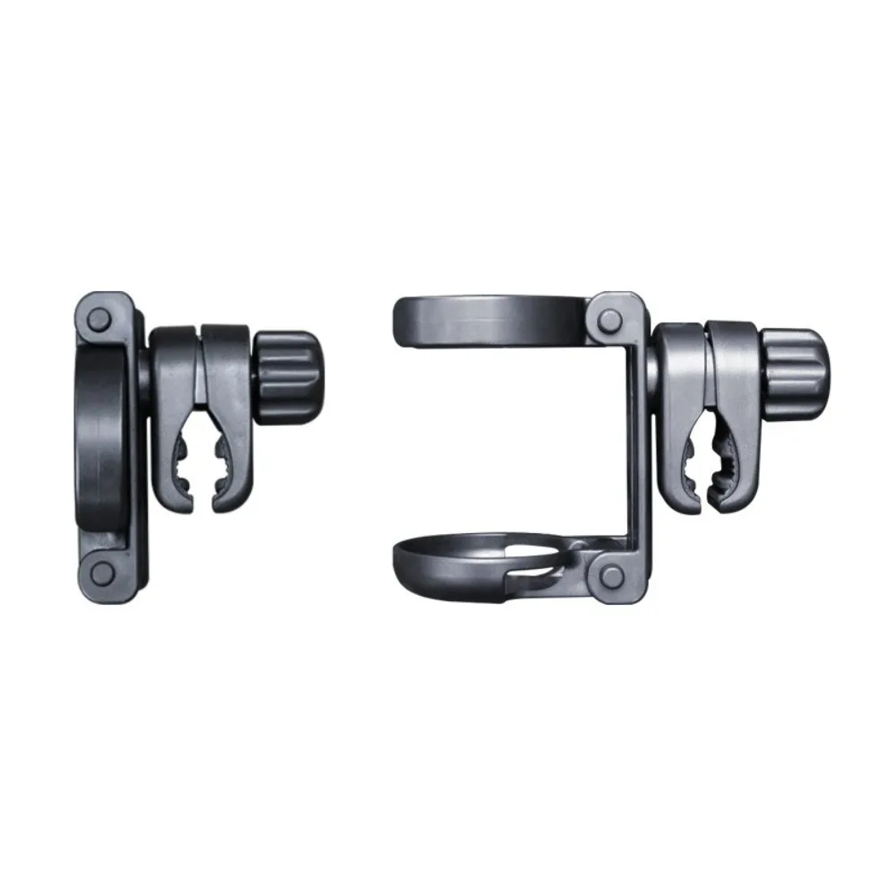 Foldable Baby Stroller Cup Holder Rotatable Adjustment Stroller Bottle Holder Secure Black Children Bicycle Cup Rack
