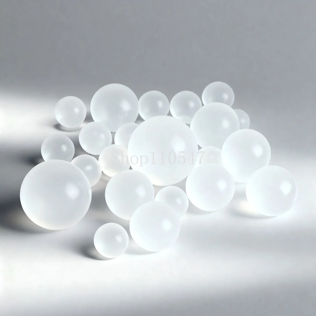 Diameter 2mm 3mm 3.175mm 7mm 9.525mm-50mm White Solid PP Ball Bead Plastic Polypropylene Smooth Ball 1-500pcs