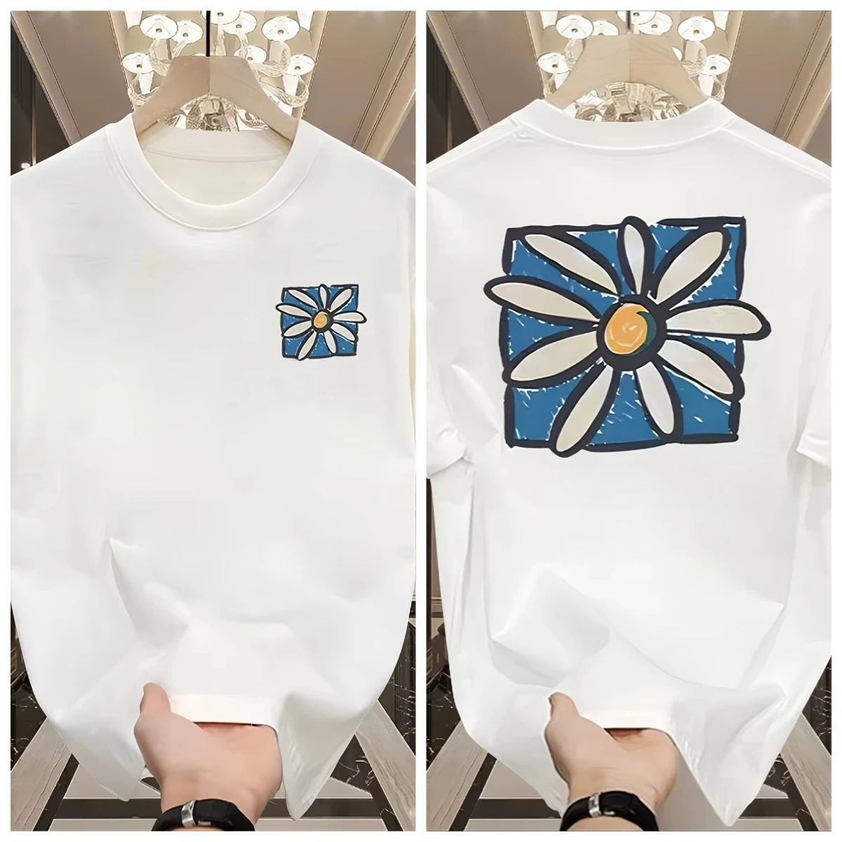 2026 New Men's and Women's T-shirt Printed T-shirt Fashion Designer T-shirt Cotton Oversized T-shirt Summer Hip Hop Top
