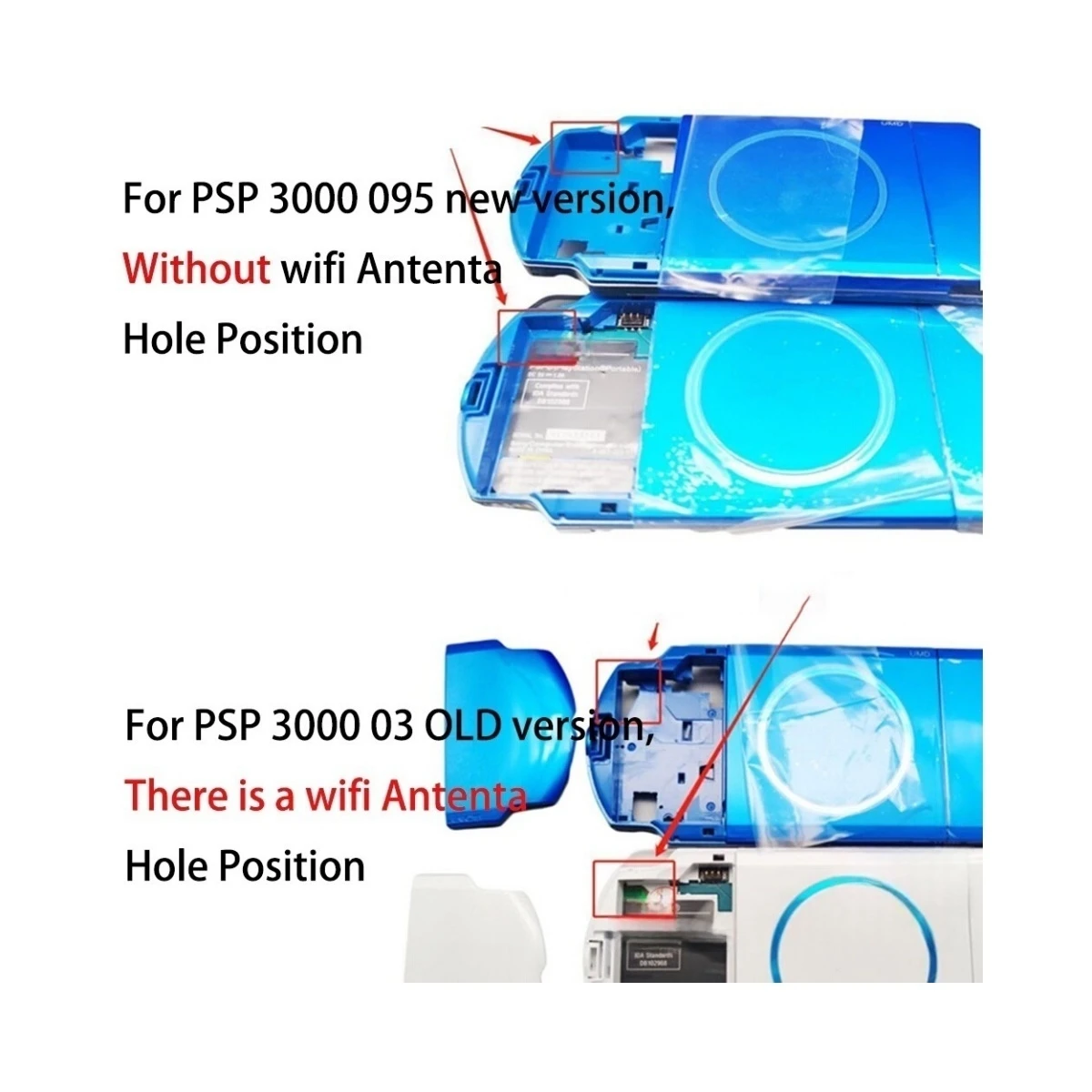 حافظة بديلة لوحدة التحكم PSP3000 لـ PSP 3001/3002/3010 حافظة سفلية أمامية جديدة غطاء حماية أخضر مع أزرار