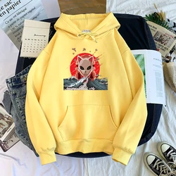 Demon Slayer Anime Sabito Cartoons Streetwear Hip Hop Oversized Hoody Casual Loose Sweatshirt Crewneck Fleece Men Hoodies