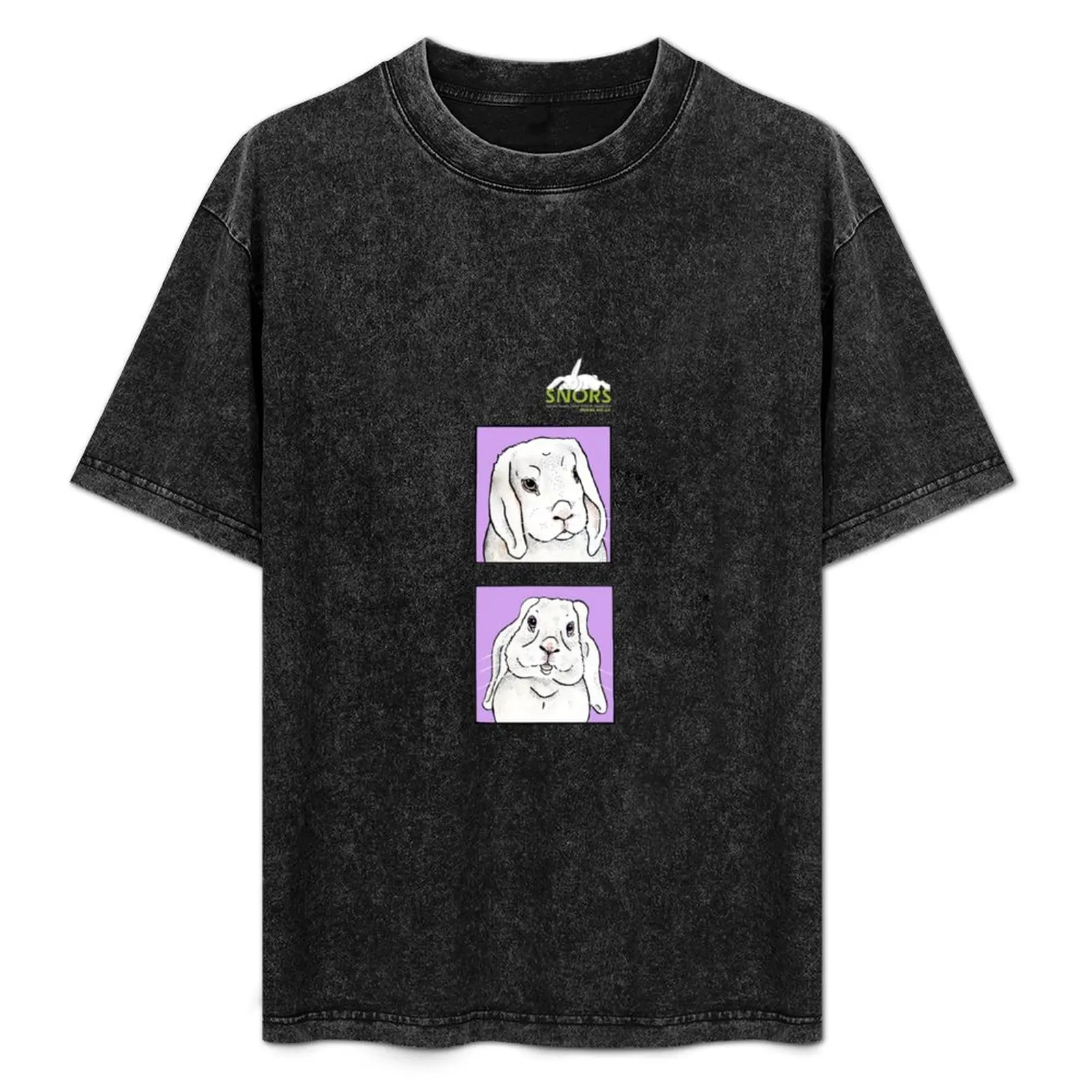 

2 bunnies - set 4 T-Shirt Daily Wear Plain Short Sleeve Shirt