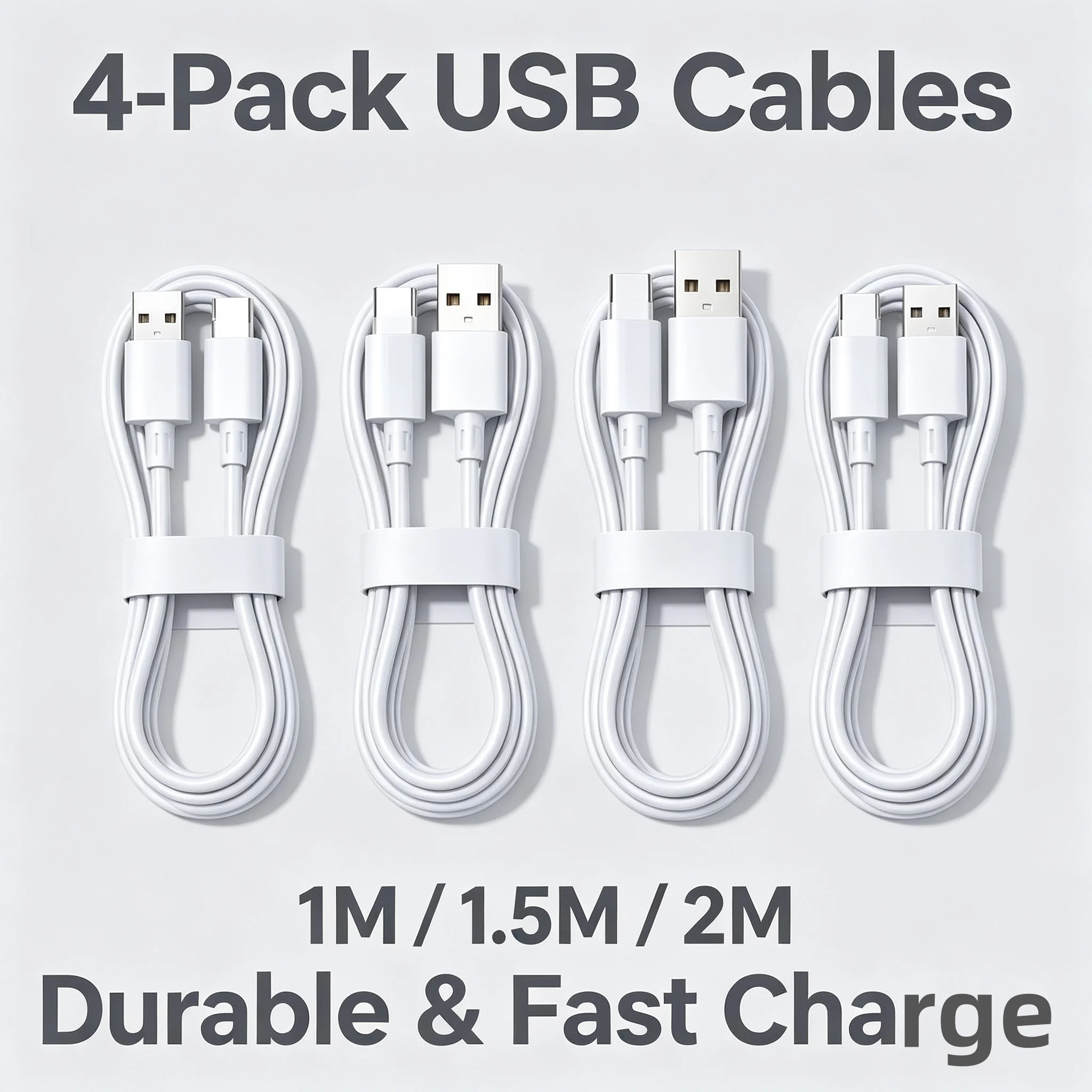 1-4PCS 10A 100W Type C Super Fast Charging Cable Data Cord For Samsung Huawei Xiaomi Redmi Quick Charing USB C