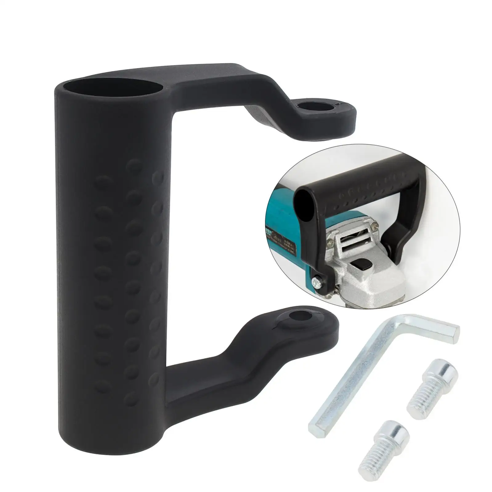 Angle Grinder Auxiliary Handle Replacement Handle Tool Shock Absorbing Non-Slip Handle for Polishing Machine /Sander Tools