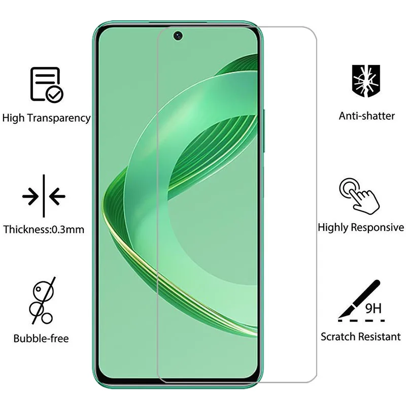 واقي شاشة لهاتف هواوي نوفا 12 se زجاج مقسى واقي على فيلم نوفا 12 12se nova12se 9h هواوي هواوي هواوي