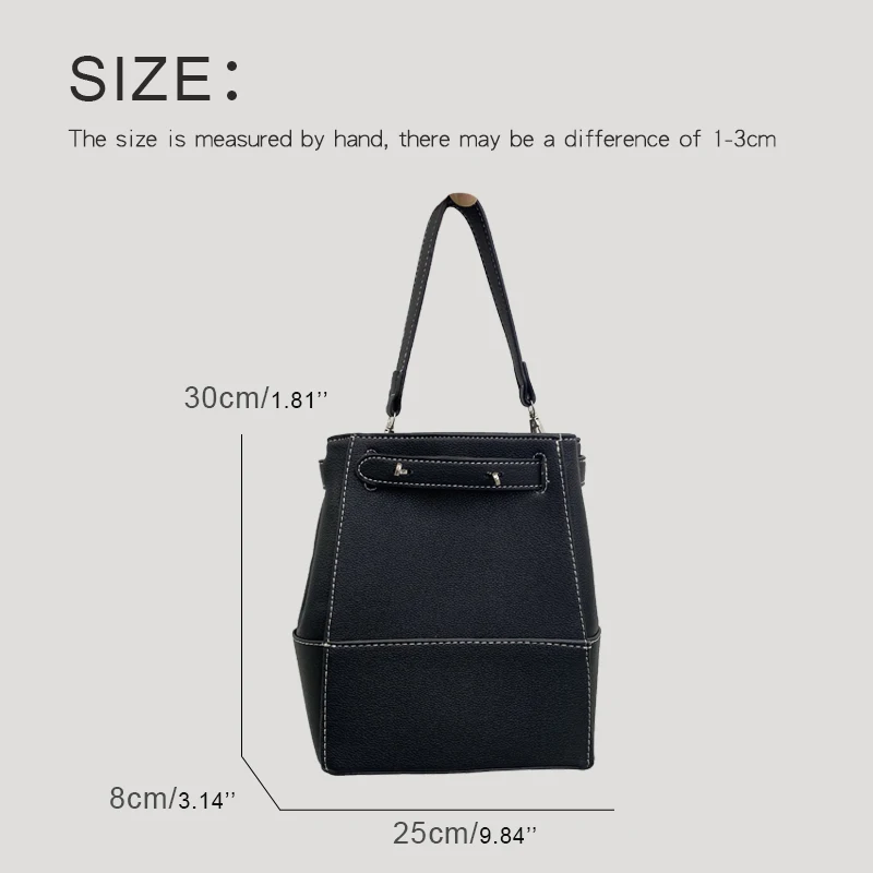 Japan Style Casual Backpacks For Women Luxury Designer Handbags And Purse 2023 New In PU Lychee Texture Belt Decoration Shoulder