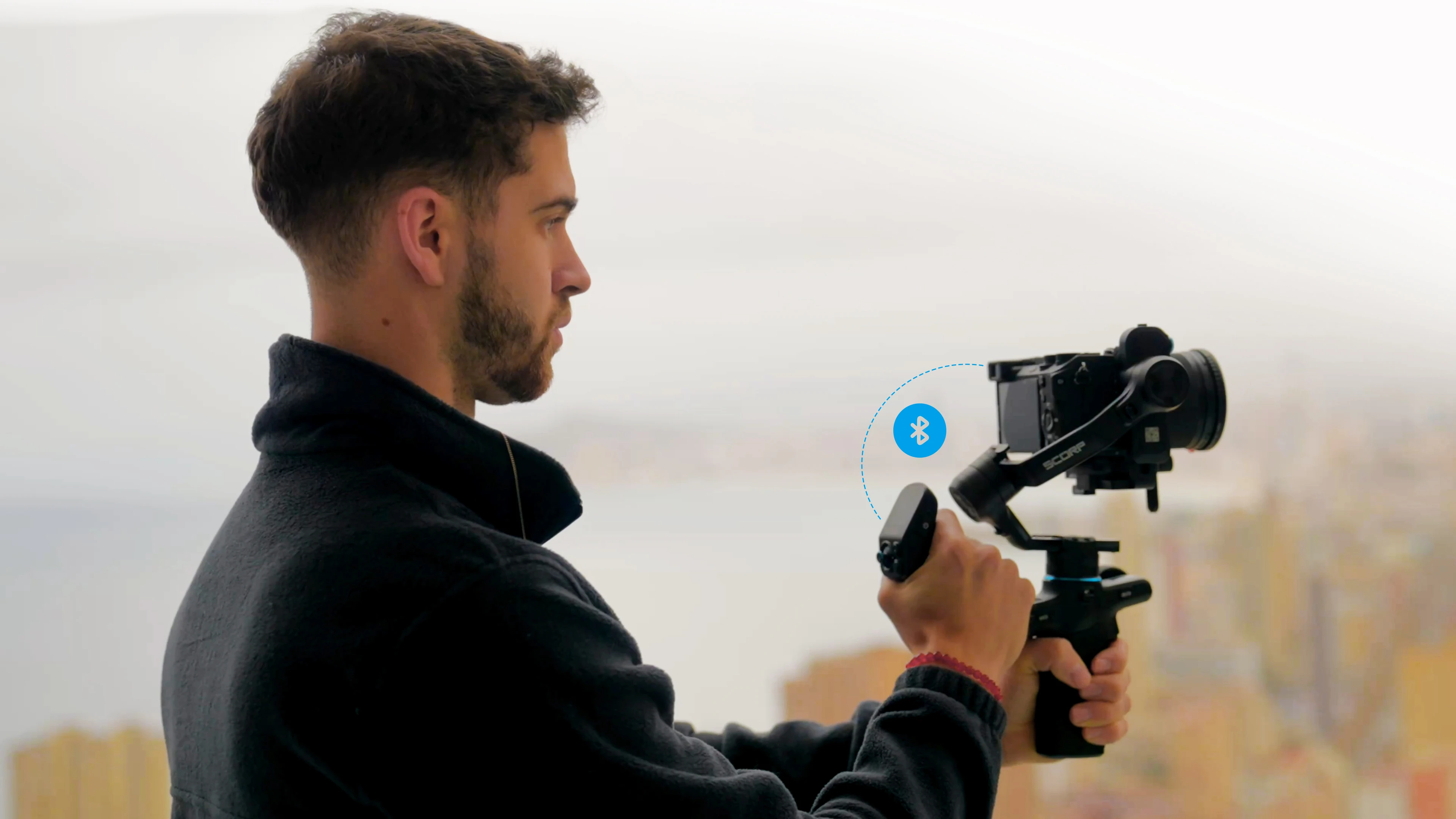 FeiyuTech SCORP Mini 3 Kit Gimbal-Stabilisator mit integrierter 4,0-intelligenter KI-Tracking für spiegellose Action-Kamera und Smartphone – Detail 14