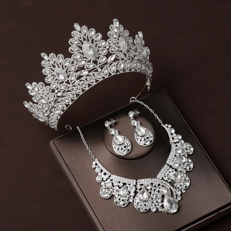 

Bride Luxury Crown 3-piece Set of Artificial Rhinestones Sweet Birthday