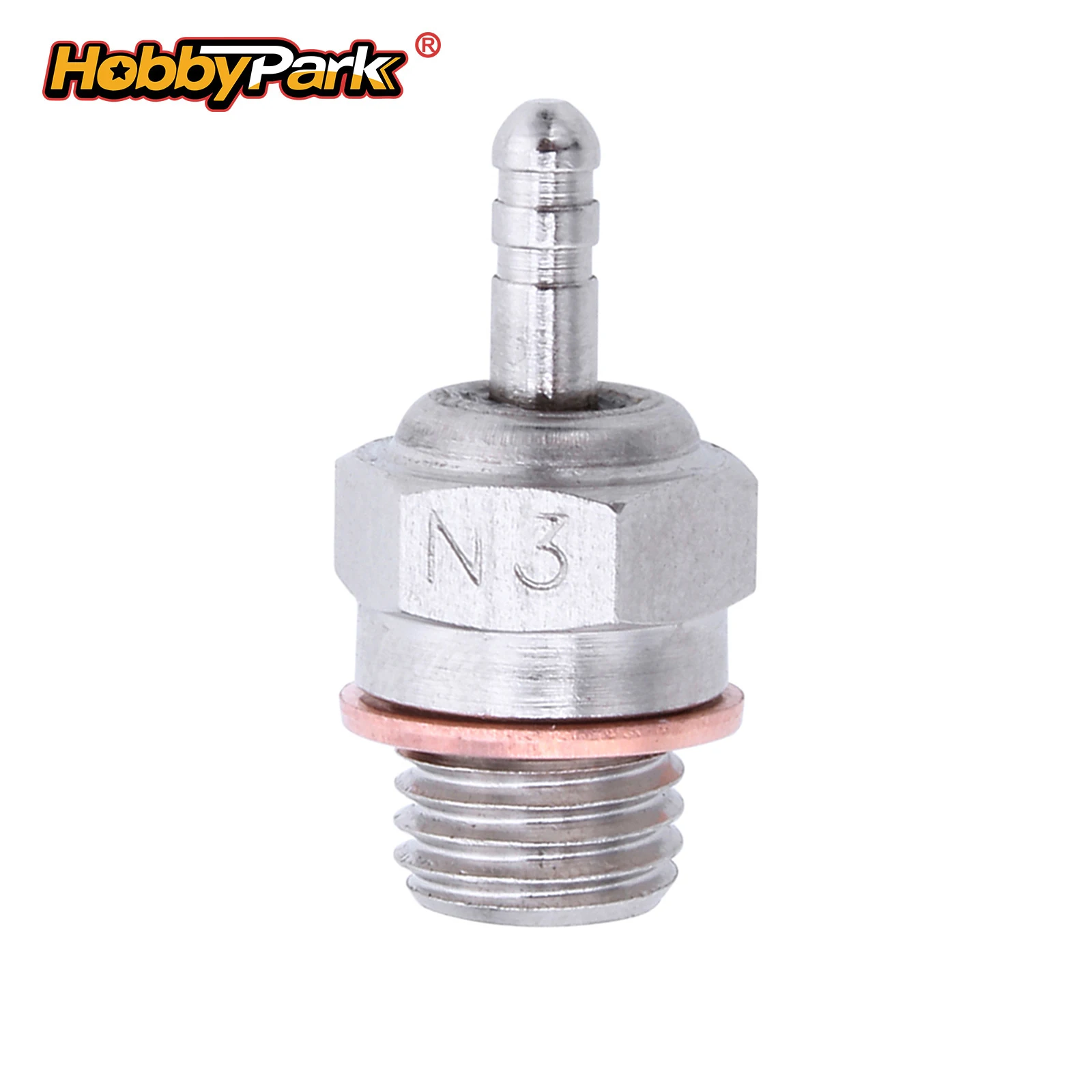 

HobbyPark Hot Glow Plugs No.3 N3 Super Duty Spark Engine Parts Replace OS 8 for Traxxas Redcat RC Nitro Car Truck Buggy