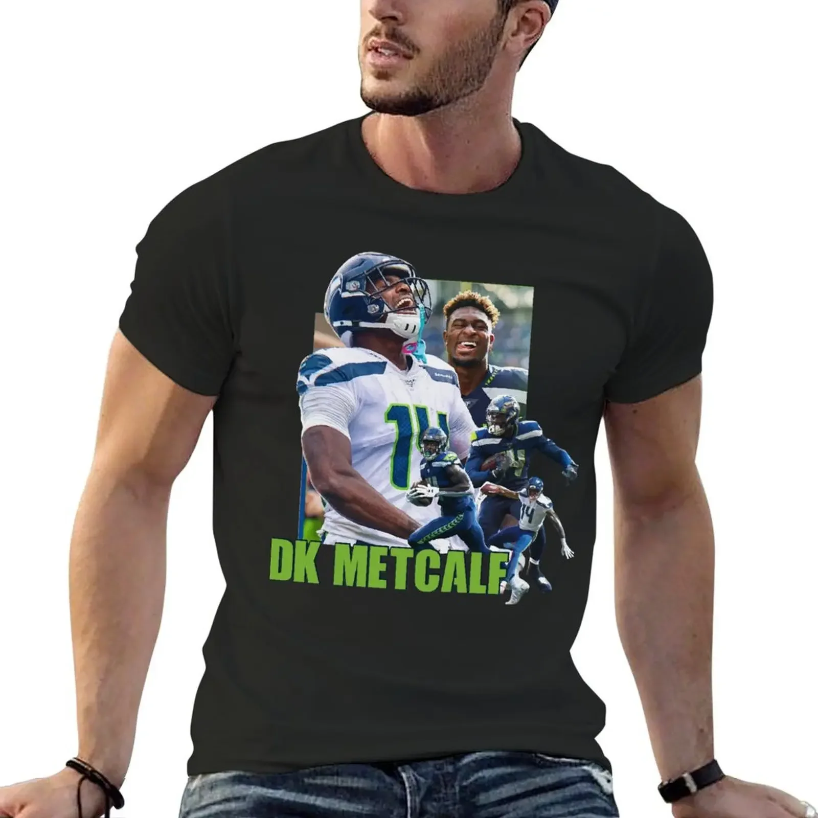 

DK Metcalf T-Shirt Aesthetic clothing vintage t shirts oversized t shirts for men