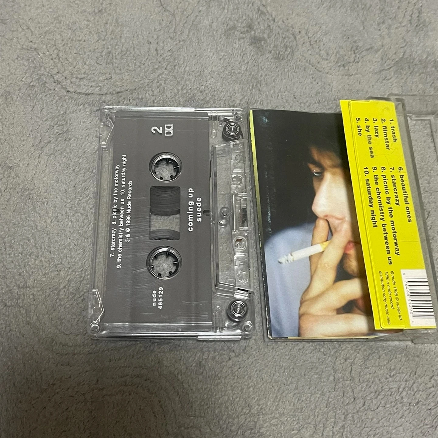 Rock Suede Brett Anderson Music Tape coming up Album Filmstar Cassettes Cosplay Walkman Car Recorder Soundtracks Box Party Music