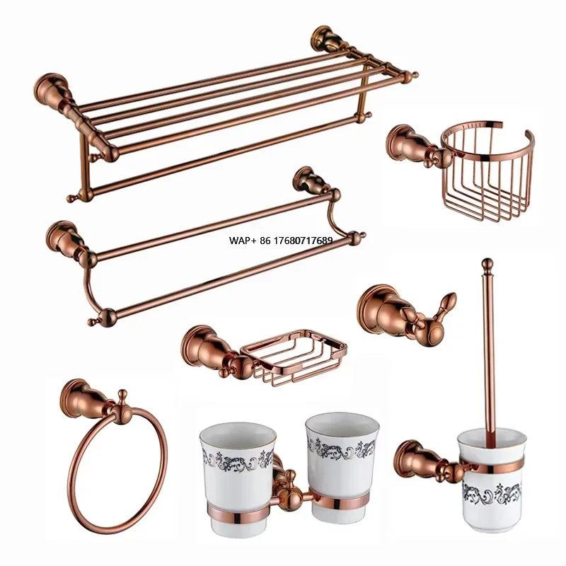 Modern Luxury Stainless Steel Hardware Accessories Wall-Mounted Towel Rack Included Brushed Finish for Bathrooms for Hotels