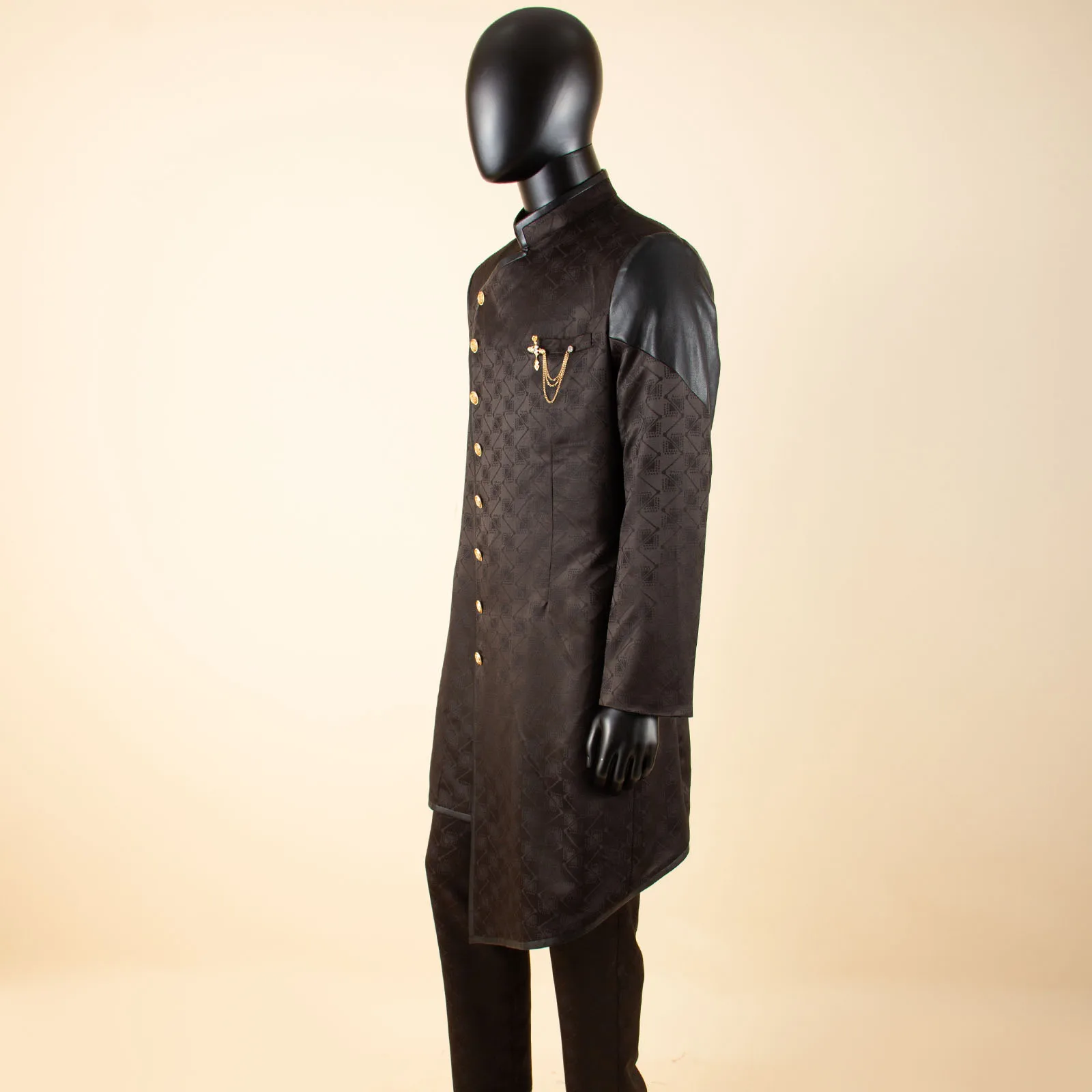 African Suit for Men Traditional Wedding Bazin Riche Attire Custom Business Attire Fashion Jacket Coat Pants Set Party  2416080