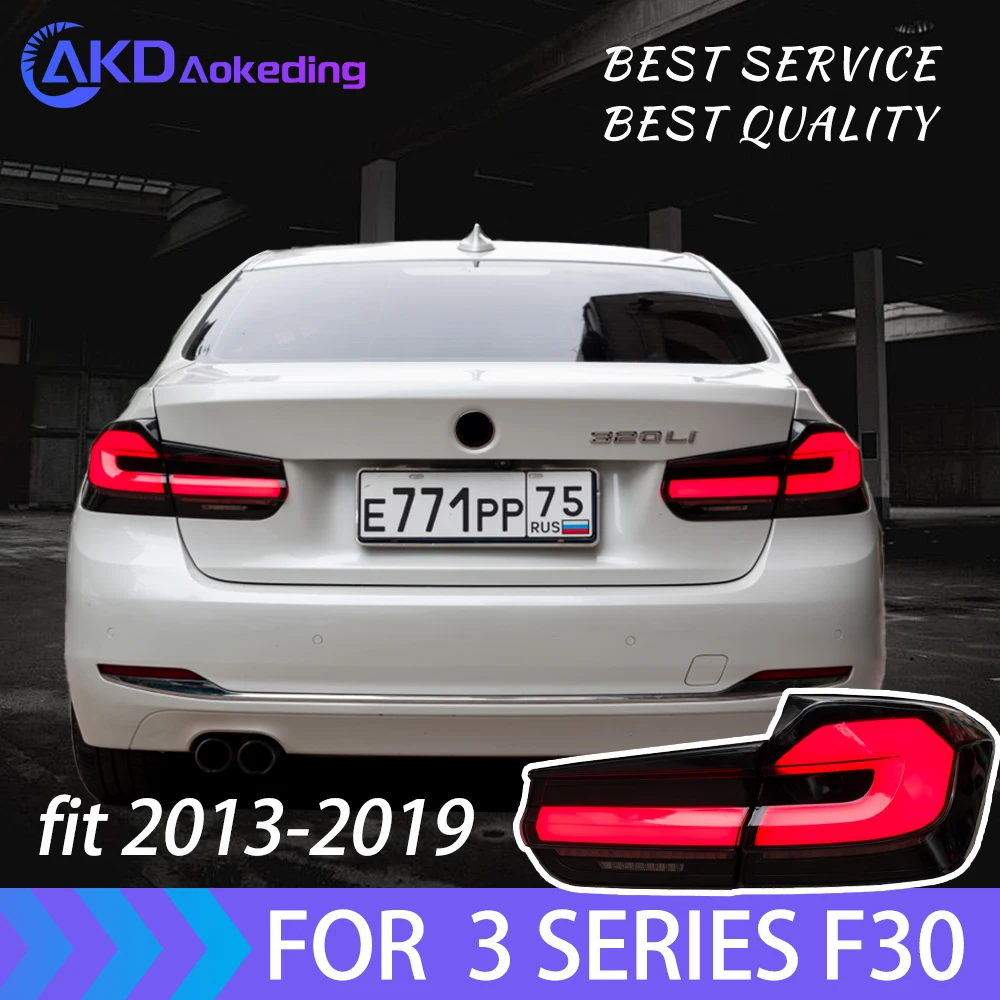 

Задние фонари для BMW 3 серии F30 F35 светодиодный 2013-2019, задний фонарь, автомобильный Стайлинг DRL, динамический сигнал поворота, Задний сигнал, автомобильные аксессуары