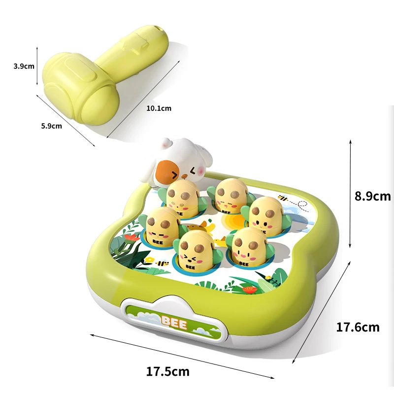 طفل الخلد المطرقة اجتز لعبة أطفال لطيف الحيوان اليد قرع الصوت التعليمية الحسية تطوير لعب للأطفال 3 سنوات الهدايا