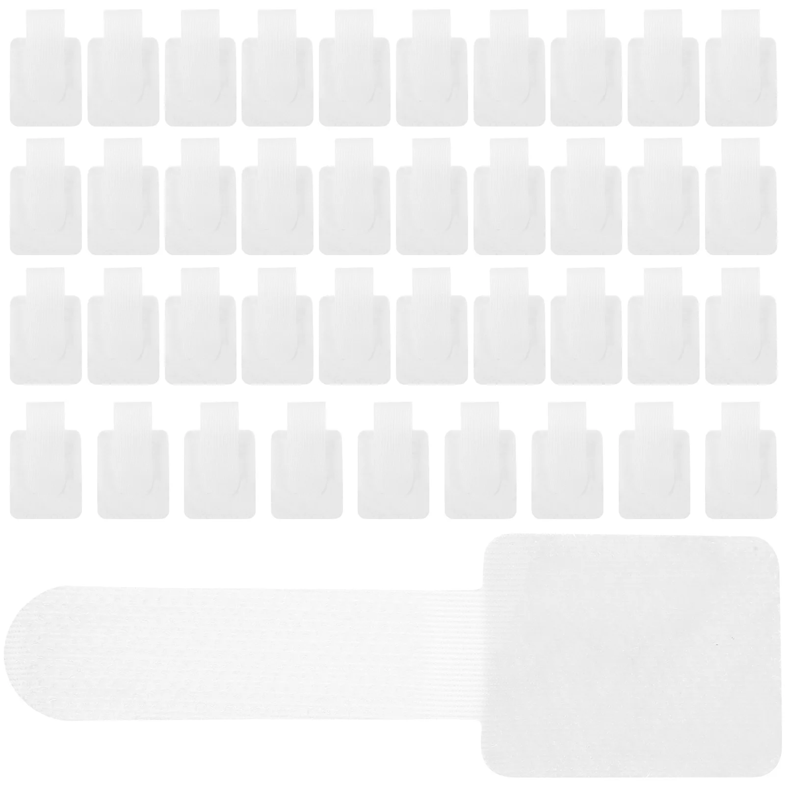 

40 Pcs Cable Manager Cord Organiser Wire Data Line Tie Organizer Adhesive Polyester