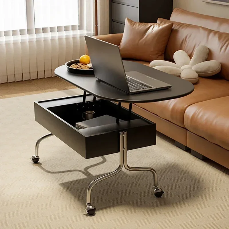 

Многофункциональный подъемный стол для небольшой квартиры: для гостиной, спальни, в стиле мид-сенчури, простой письменный стол, маленький столик