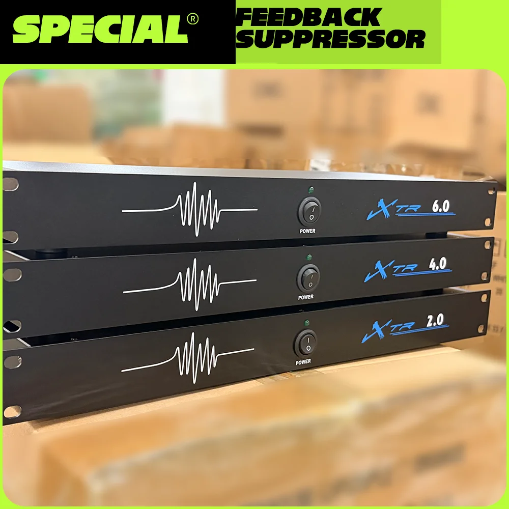 2.0 4.0 6.0 Digital Audio Processor with Digital Feedback Suppressor and Six-Speed ​​Frequency Shift to Suppress Feedback