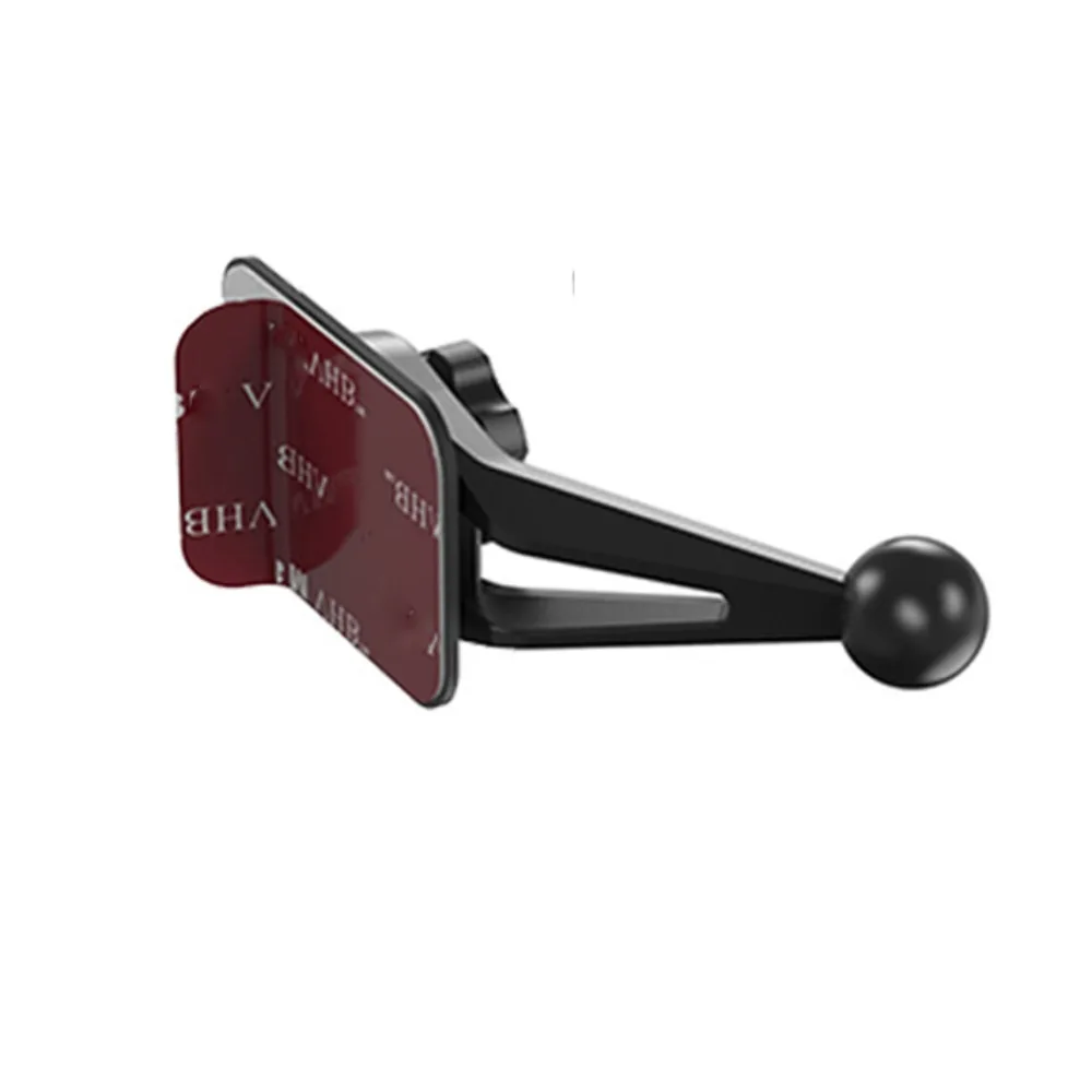 

17 мм шаровая головка, автомобильный держатель для телефона, вращение на 360 градусов, зажим для выпуска воздуха, многофункциональный с клеевой наклейкой, приборная панель