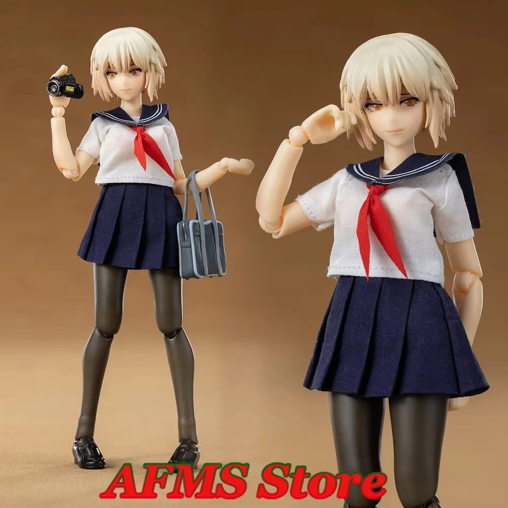 

1/12 EIMI Cute Girl Kawaii JK Anime Pretty Girl 6Inch Women Soldier Action Figure Body Commemorative Toys