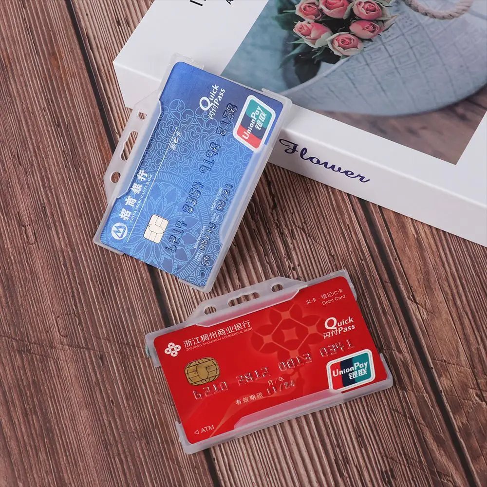 1/3 шт. новый унисекс универсальный офисный школьный бейдж защитная крышка имя карты рабочие держатели для карт рукав для карт чехол для удостоверения личности