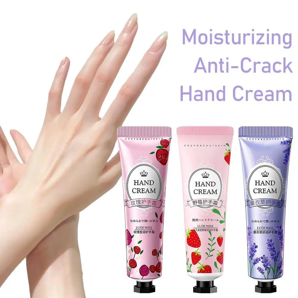 

30g Nourishing Hydration Brighten Skin Rejuvenation Lavender Desalination Hand Refreshing Moisturizing Care Rose Cream ﻿