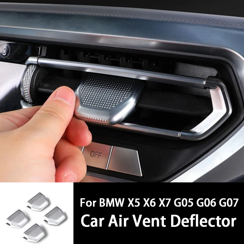 

Air Vent Slider Adjustment Decorative Accessories Interior Trim For BMW 3 4 5 Series X5 X6 X7 G05 G06 G07 2019-2022