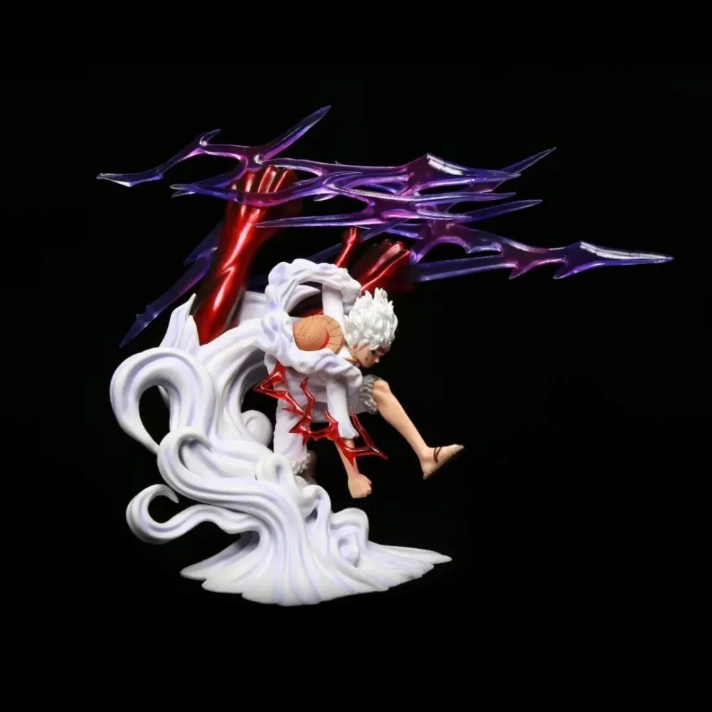 Anime One Piece Monkey·D·Luffy GK Phantom Day Sun God Nikka Fifth Gear PVC Action Figure Collectible Model Doll Toy 27CM