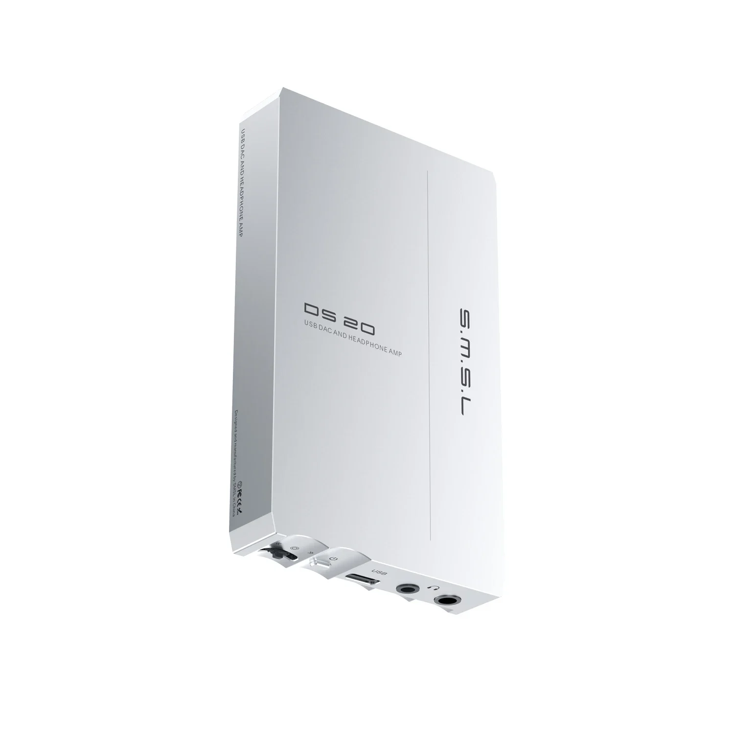 SMSL DS20 Portable DAC Headphone Amplifier MQA CS43131 PCM32Bit DSD256 XU-316 3.5mm&4.4mm