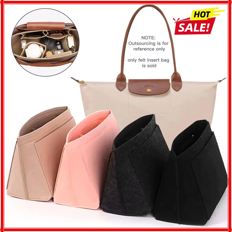 

Padded Felt Handbag Insert Liner Cloth Bag for Purse Organization Uses for Tote Bags Travel Storage and Interior Protection