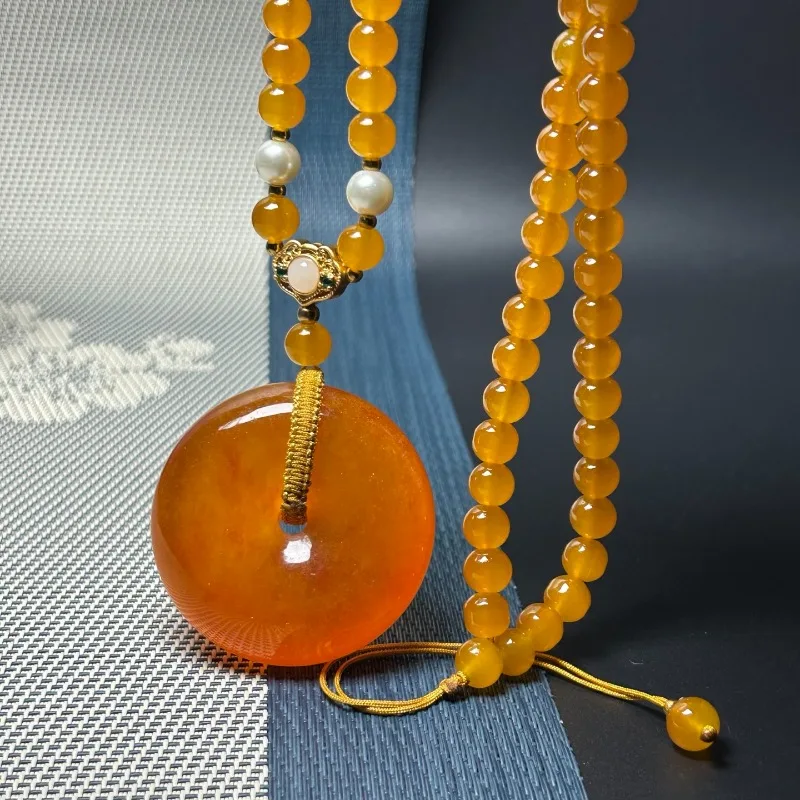 

New High-ice Safety Buckle Pendant, Classic Simple Fashion Necklace