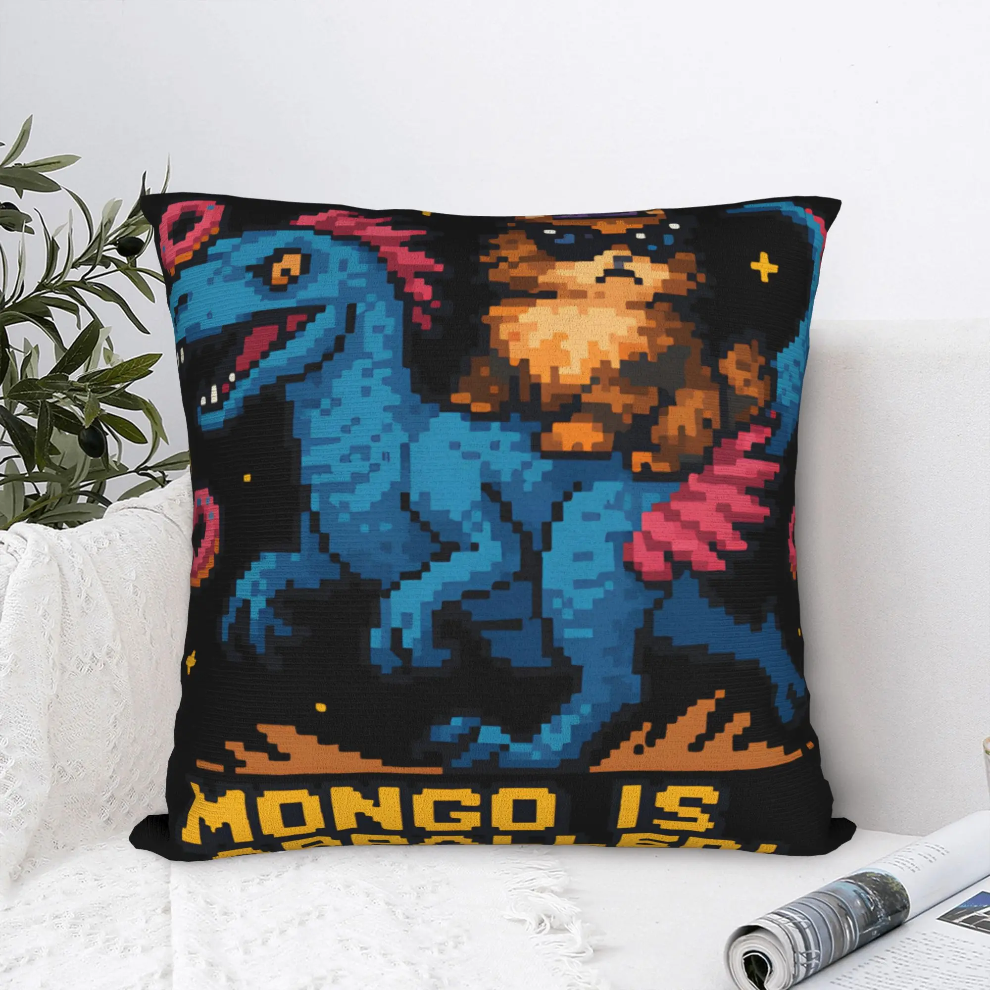 Home Decorations Carl And The Princess Donut and Mongo Dungeon Crawler Carl  Pillowcases Accessories  Pillow Cover