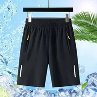 Summer Men Shorts Ice Silk Running Gym Sport Shorts Quick Dry Breathable Beach Short Pant Fitness Jogging Cool Casual Sportswear 2