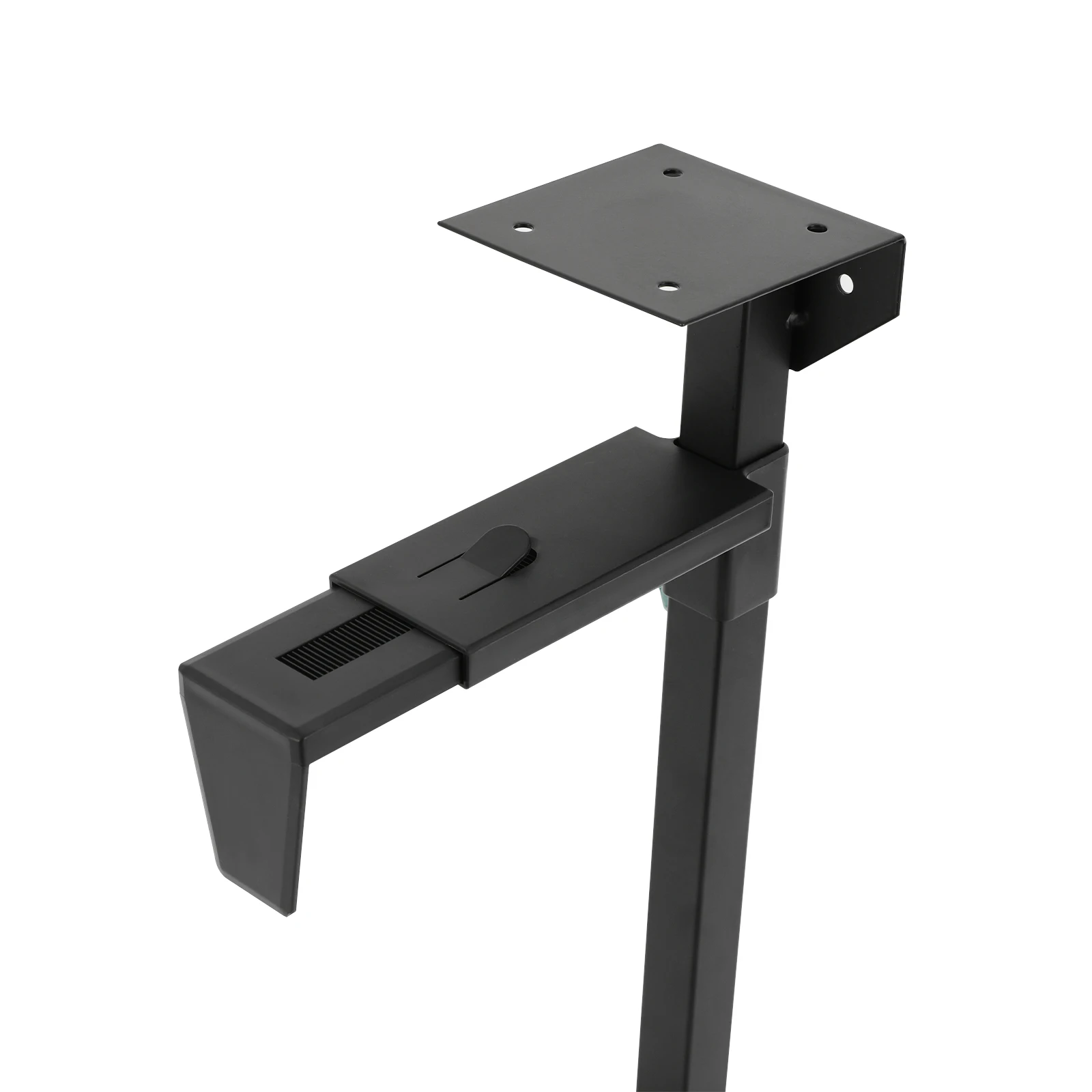 PC-Halterung, PC-Wandhalterung, verstellbarer PC-Halter, PC-Halter unter dem Schreibtisch bis 30 kg, Weiß – Detail 17