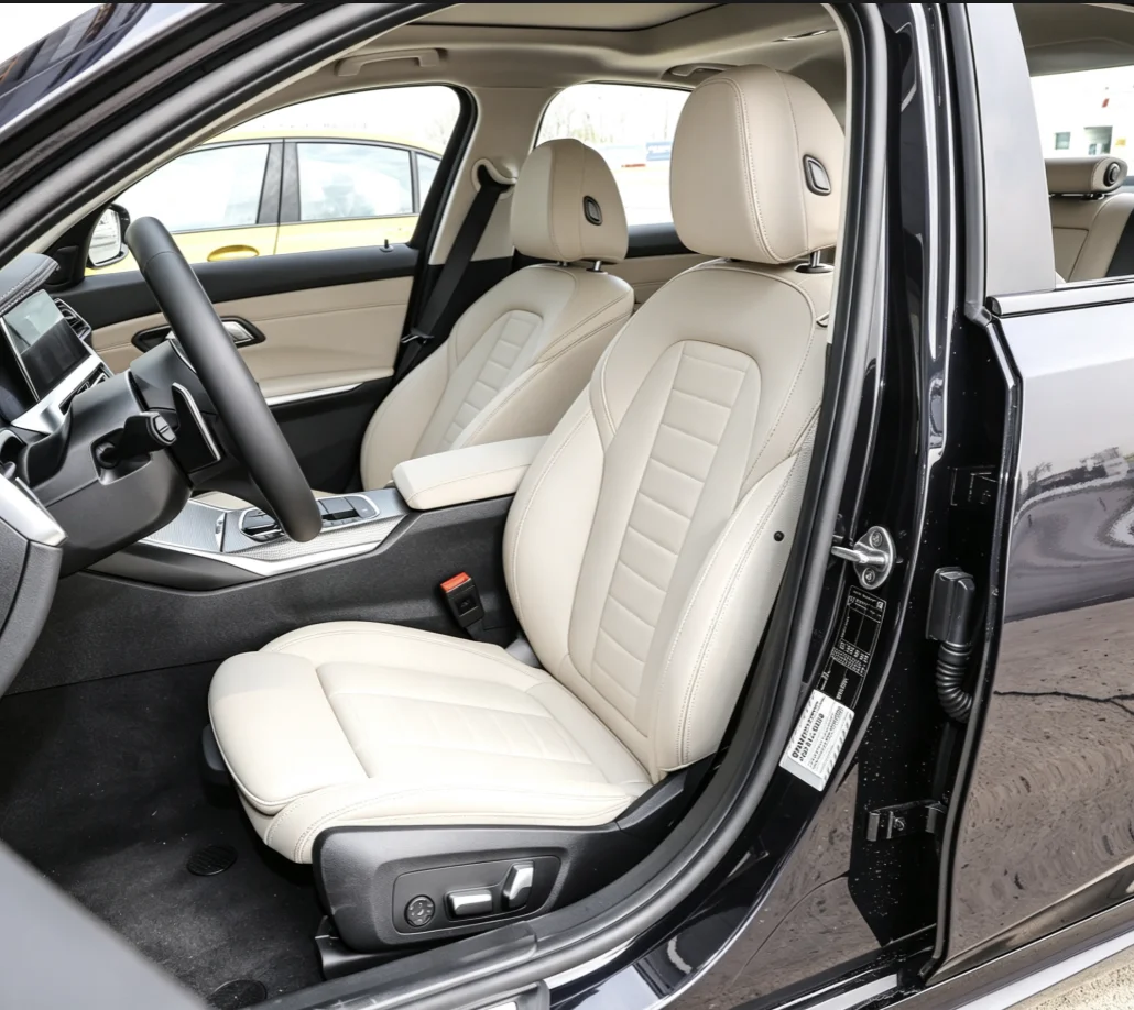 Für BMW G20 2020~2024 Maßgefertigte Autositzbezüge Luxuriöses Nappaleder 100% Passgenau Innenraumzubehör 360 ° Vollständige Abdeckung – Detail 1